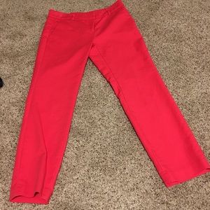Coral Capris.  Great condition! Worn twice! Size 2